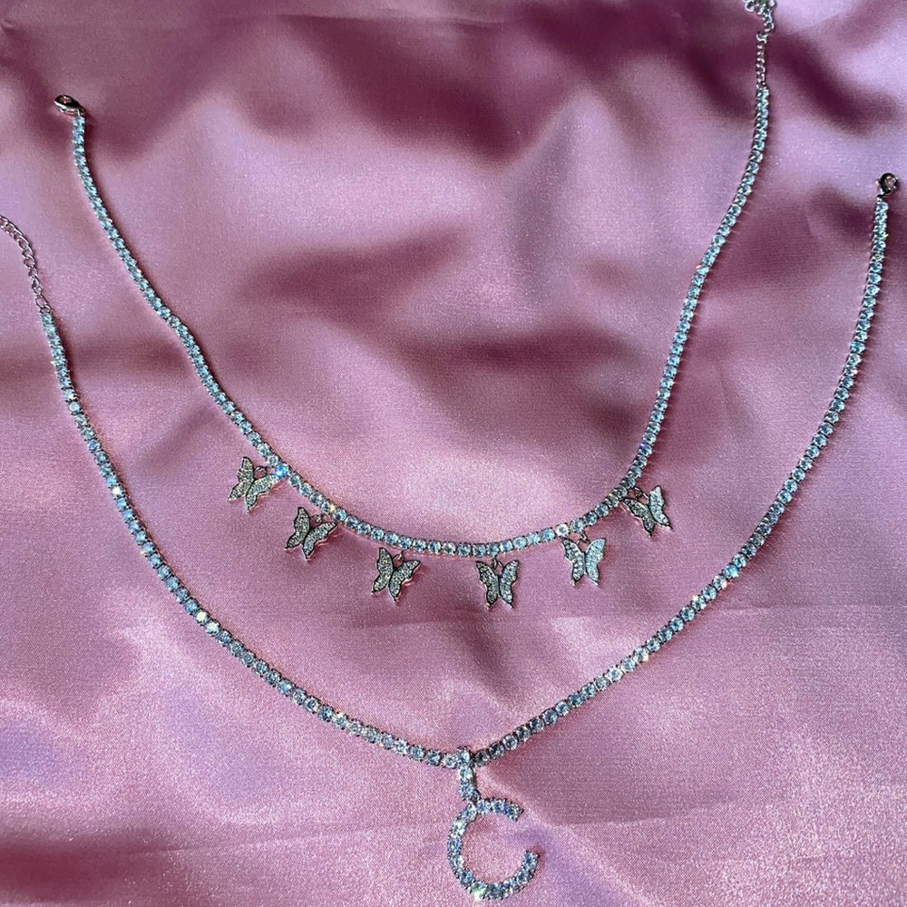 Silver Butterfly Necklace